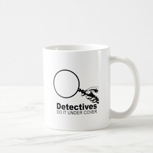 detectives doen het onder de dekking koffiemok (Rechts)