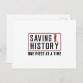 Detector Detectorist Metaal Detecteren Grappig ges Briefkaart (Voorkant / Achterkant)