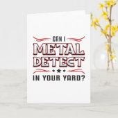 Detectorisdetector Metal detecteert funny Gift Kaart (Gele Bloem)