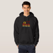 Detectorist Beach Retro - Metaal Detecteren Schat Hoodie (Voorkant volledig)
