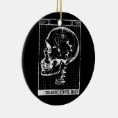 Detectorist Brain Scan Metal Detector Treasure Keramisch Ornament (Rechts)