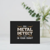 Detectorist Detector Metaal Detecteren Gift Idee Briefkaart (Staand voorkant)