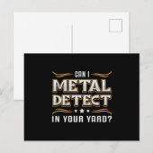 Detectorist Detector Metaal Detecteren Gift Idee Briefkaart (Voorkant / Achterkant)