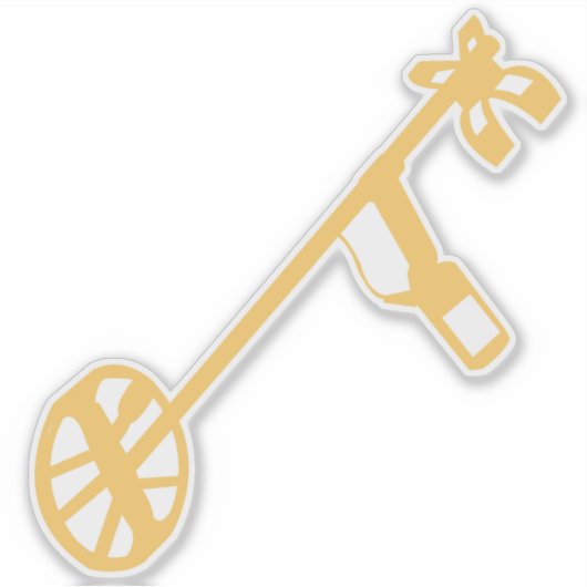 Detectorist Metaal Detecteren Sticker (Voorkant)