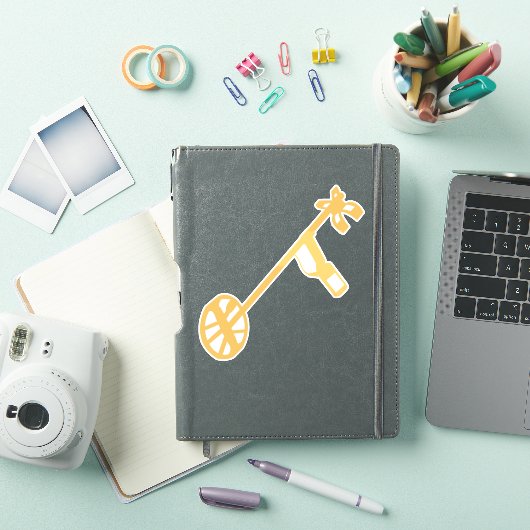 Detectorist Metaal Detecteren Sticker (iPad Cover)