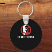 Detectorist Metal Sensor Treasure Hunters Gift Sleutelhanger (Voorkant)