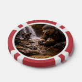 Detectorist Schatjager Grafisch Poker Chips (Enkel)