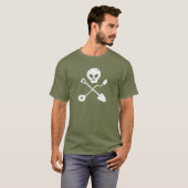 Detectorist Skull - Sondengänger Schädel T-shirt (Voorkant volledig)