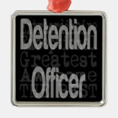 Detentie-functionaris Extraordinaire Metalen Ornament (Voorkant)