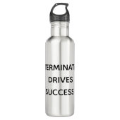 Determination Drives Success Motivational  Waterfles (Voorkant)