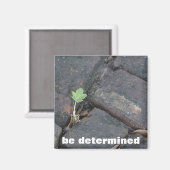 "Determination" koelkastmagneet Magneet (Voorkant / Achterkant)