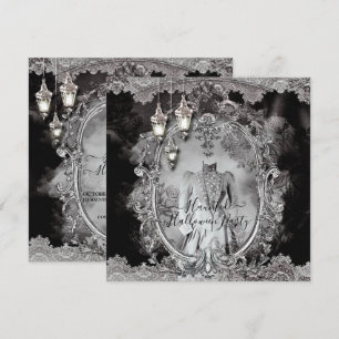 Deternale Dame Halloween  Haunted Lady  Kaart