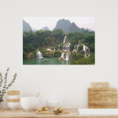 Detian Waterfall, China Framed Photo Print (Keuken)