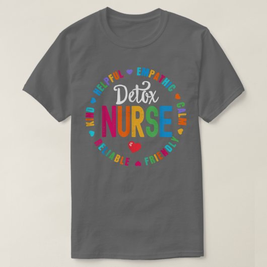 Deto Nurse Squad Appreciezer Week Dank u T-shirt (Design voorkant)