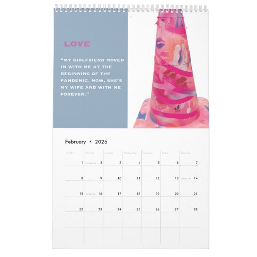 DETOUR 2023 Agenda van kunst en dankbaarheid Kalender (Feb 2026)