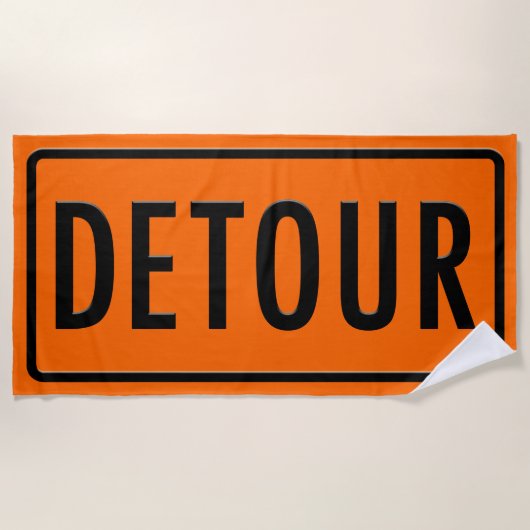 DETOUR BEACH TOWEL STRANDLAKEN (Voorkant)