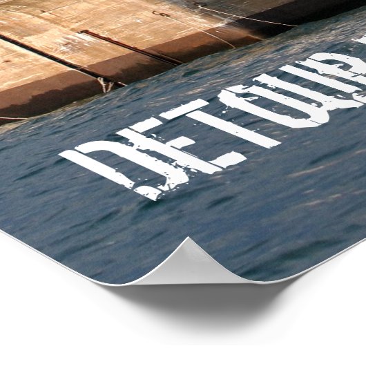 DeTour Reef vuurtoren Poster (Hoek)