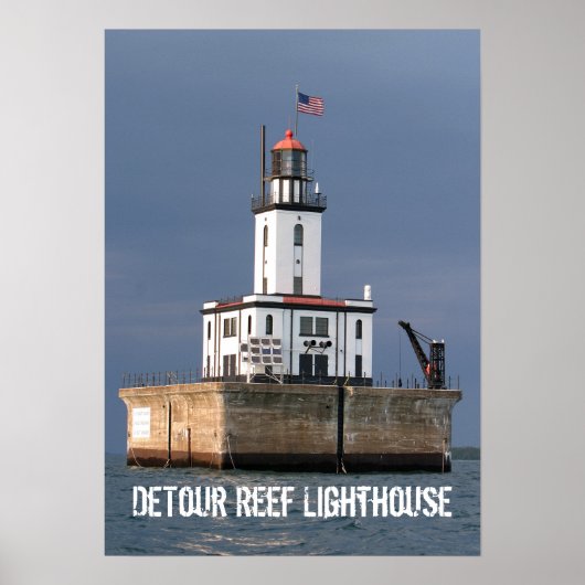 DeTour Reef vuurtoren Poster (Voorkant)