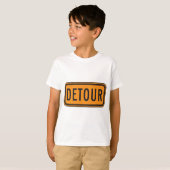 Detour Road Sign T-shirt (Voorkant volledig)