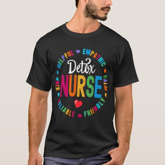 Detox Nurse Squad Appreciation Week Dank u T-shirt (Voorkant)
