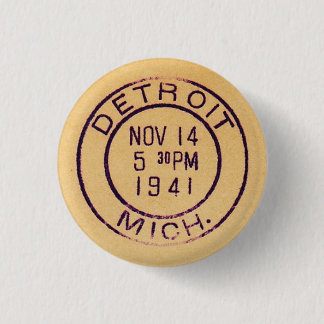 Detroit 1941 ronde button 3,2 cm