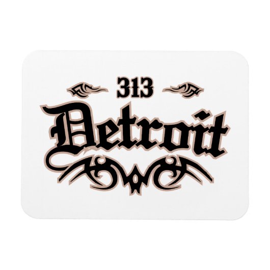 Detroit 313 magneet (Horizontaal)