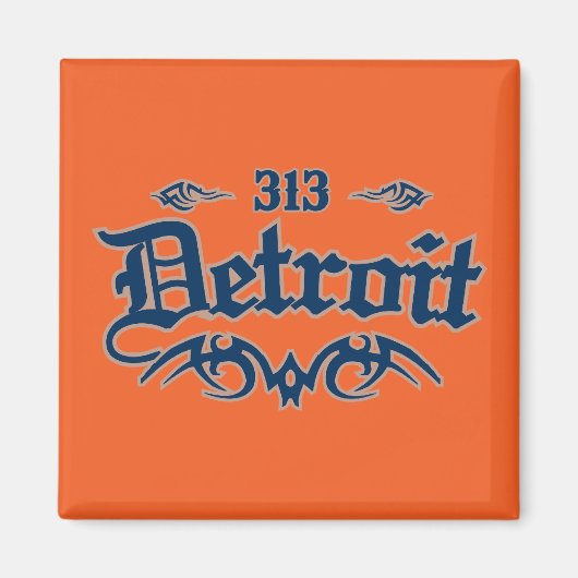 Detroit 313 magneet (Voorkant)