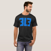 Detroit 313 t-shirt (Voorkant volledig)