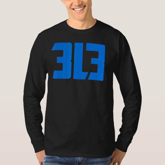 Detroit 313 t-shirt (Voorkant)