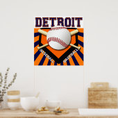 DETROIT BASEBALL-POSTER POSTER (Keuken)