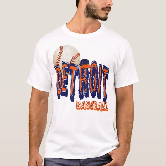 DETROIT BASEBALL T-SHIRT (Voorkant)