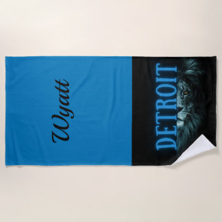 Detroit Beach Handdoek Gepersonaliseerd cadeau