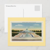 Detroit Belle Isle Memorial Fountain Briefkaart (Voorkant / Achterkant)