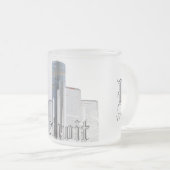 Detroit (bier-mok) matglas koffiemok (Voorkant rechts)