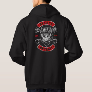 Detroit Biker Motorrad Chopper Gorilla Hoodie