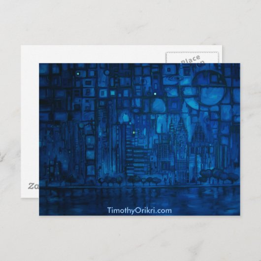 Detroit Blue I - Briefkaart (Voorkant / Achterkant)