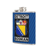 Detroit Bosnian American Hipflask Heupfles (Links)
