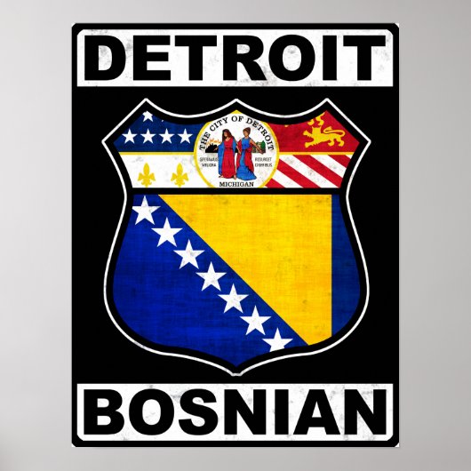 Detroit Bosnian American Poster (Voorkant)