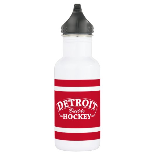 Detroit bouwt Hockey 18oz waterfles Waterfles (Rechts)