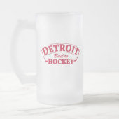 Detroit bouwt Hockey Frosted Glass Mok (Links)