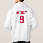 Detroit bouwt Hockey Hooded Sweatshirt (Achterkant)