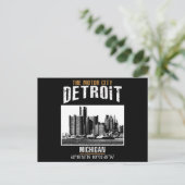 Detroit Briefkaart (Staand voorkant)
