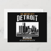 Detroit Briefkaart (Voorkant / Achterkant)