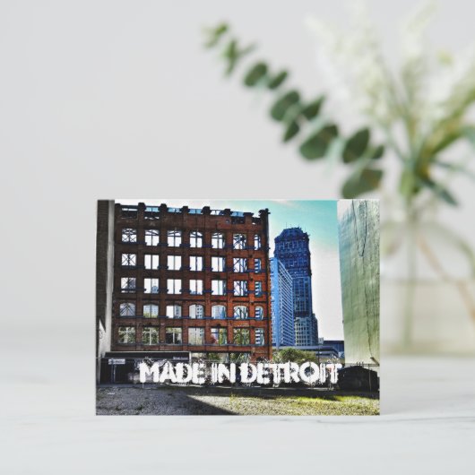 Detroit Briefkaart (Staand voorkant)