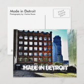 Detroit Briefkaart (Voorkant / Achterkant)