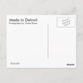 Detroit Briefkaart (Achterkant)