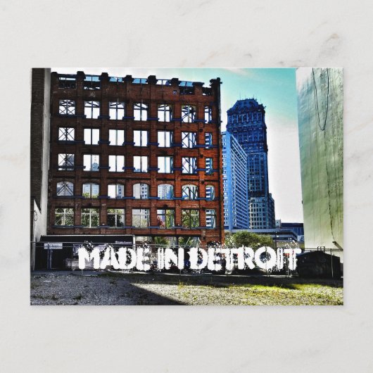 Detroit Briefkaart (Voorkant)