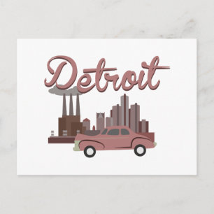 Detroit Briefkaart