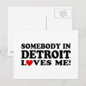 Detroit Briefkaart (Voorkant / Achterkant)