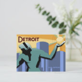 Detroit Briefkaart (Staand voorkant)